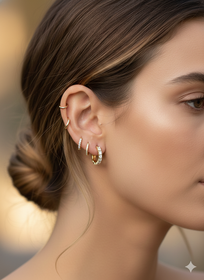 Alethea White Topaz Earrings