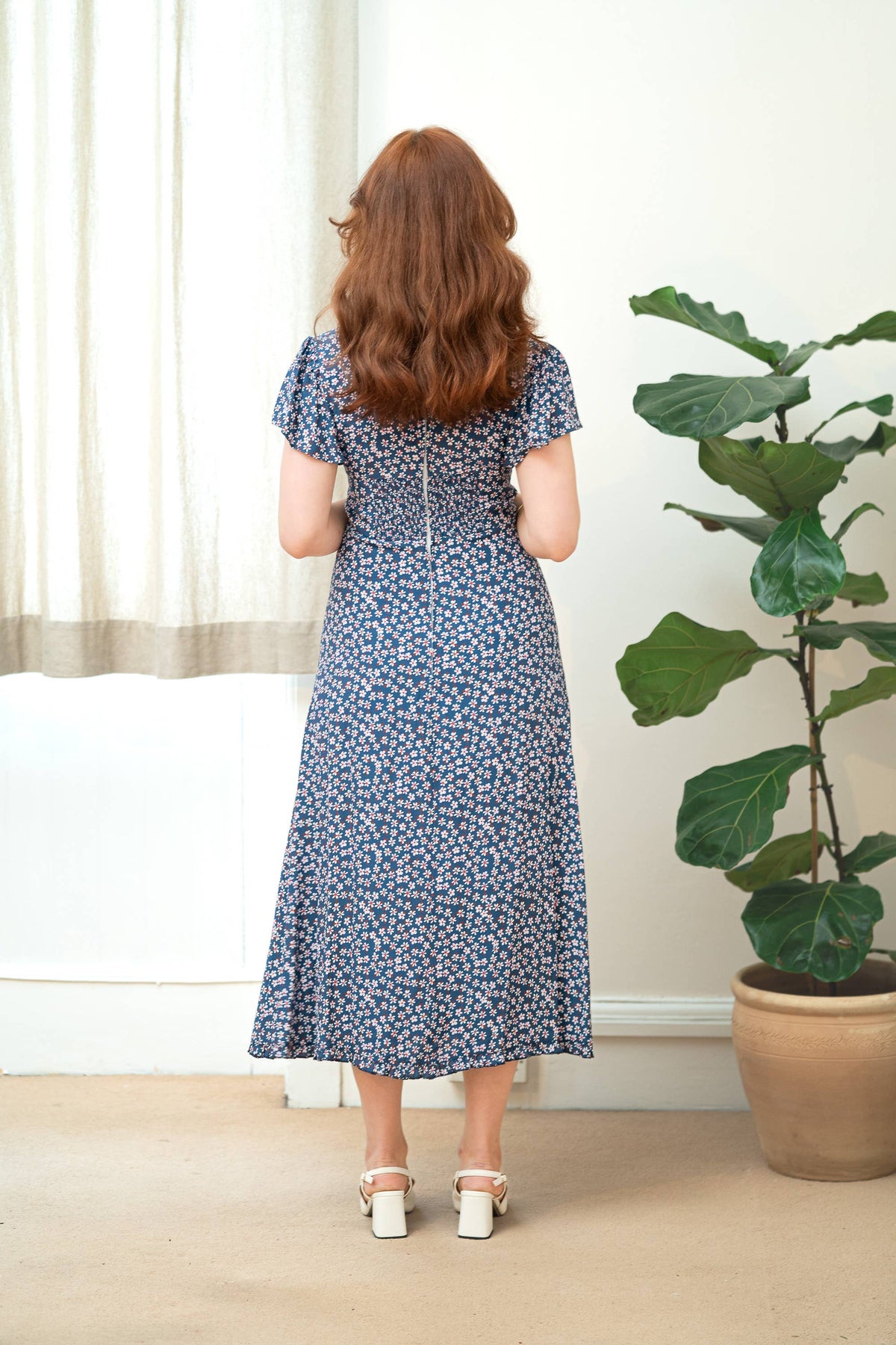 Adele Navy Dress