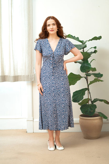 Adele Navy Dress